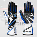 2026  OMP Arrow Kart Racing Gloves White / Black / Blue