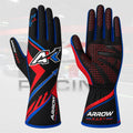 2026 Alpinstar Arrow Kart Racing Gloves Black / Red / Blue