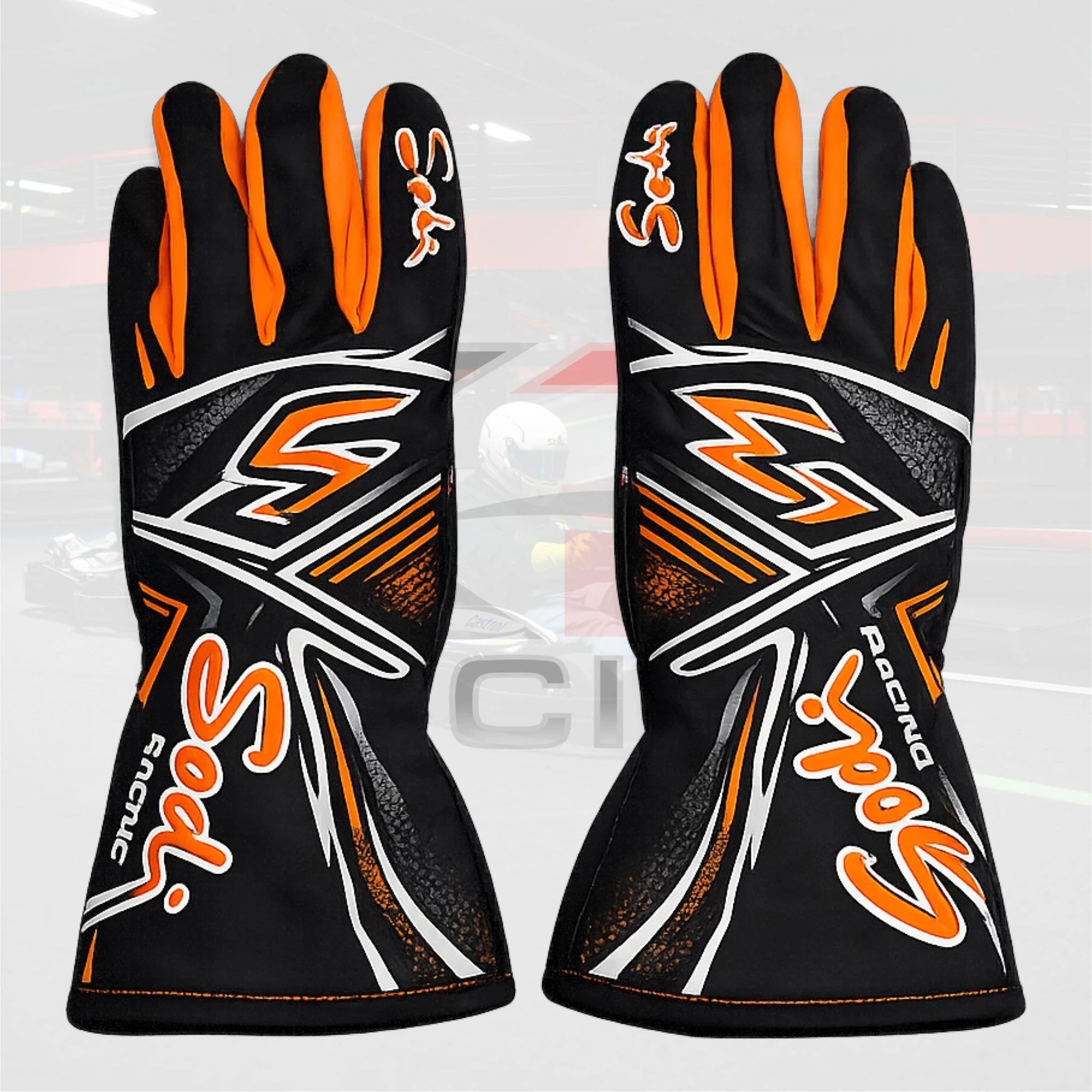 2021 Sodi Kart Racing Gloves Black