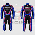 Top Kart V20 Neon Pulse Racing Suit – Blue/Black/Pink Edition