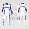 New 2025 Energy Corse kart Racing suit White