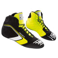 OMP Tecnica v1 Racing Shoes - FIA 8856-2018 Yellow = Black