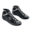 OMP KS-3 v3 Karting Shoes Black = White