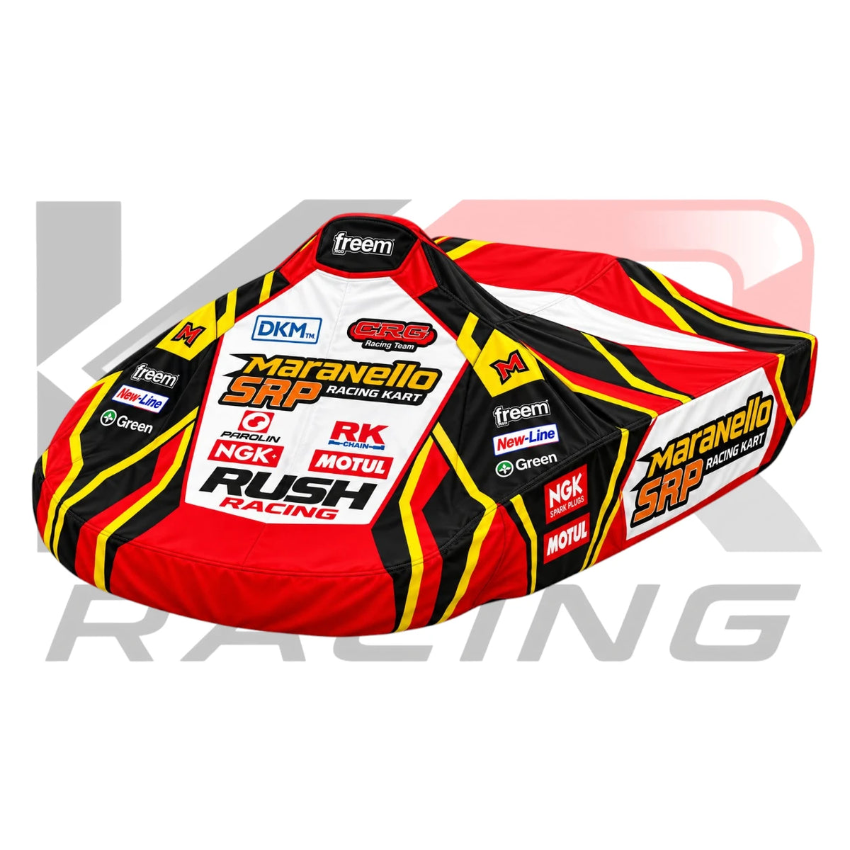 Maranello Kart Racing Team Kart Cover Red & White