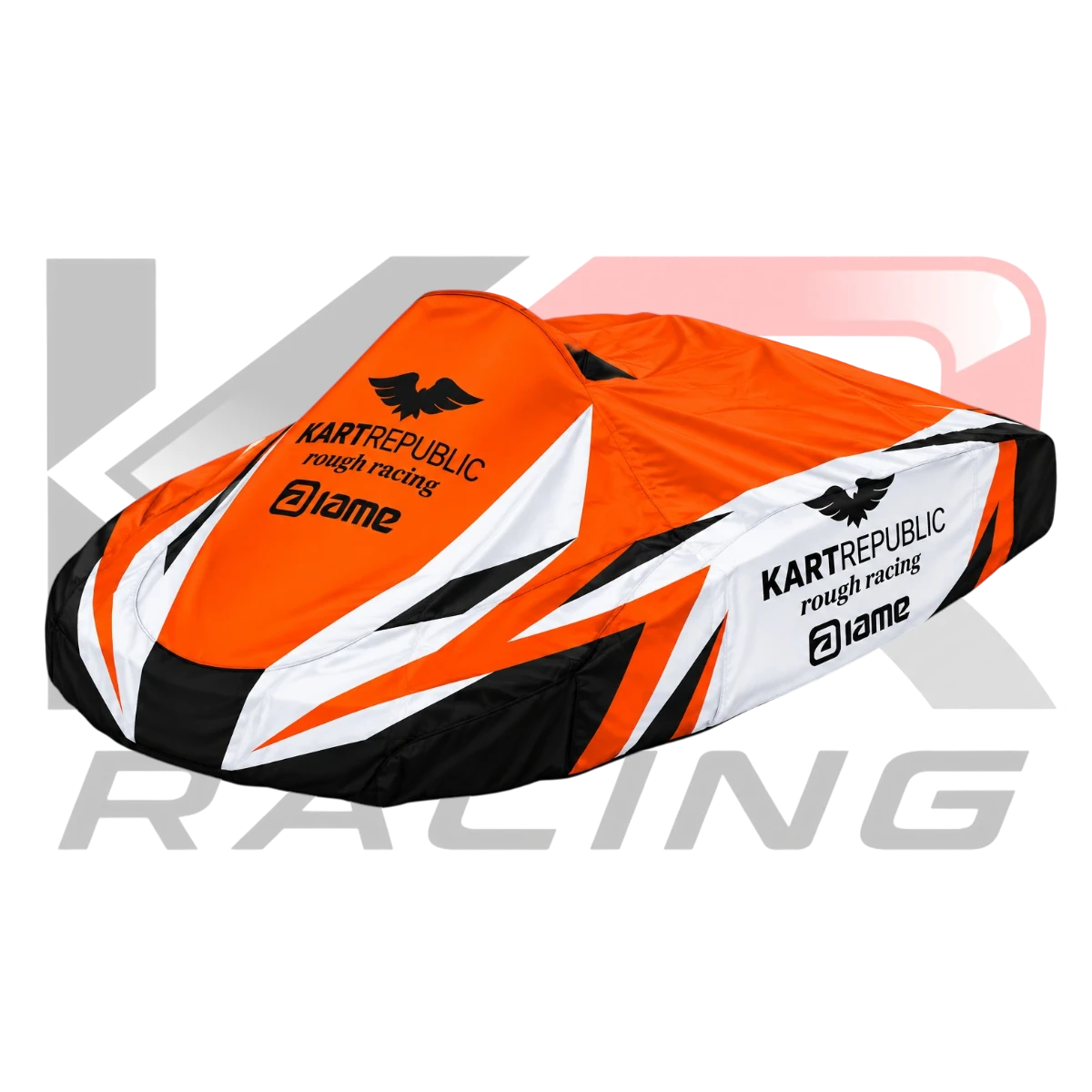 New Kart Republic Kart Cover Orange & White