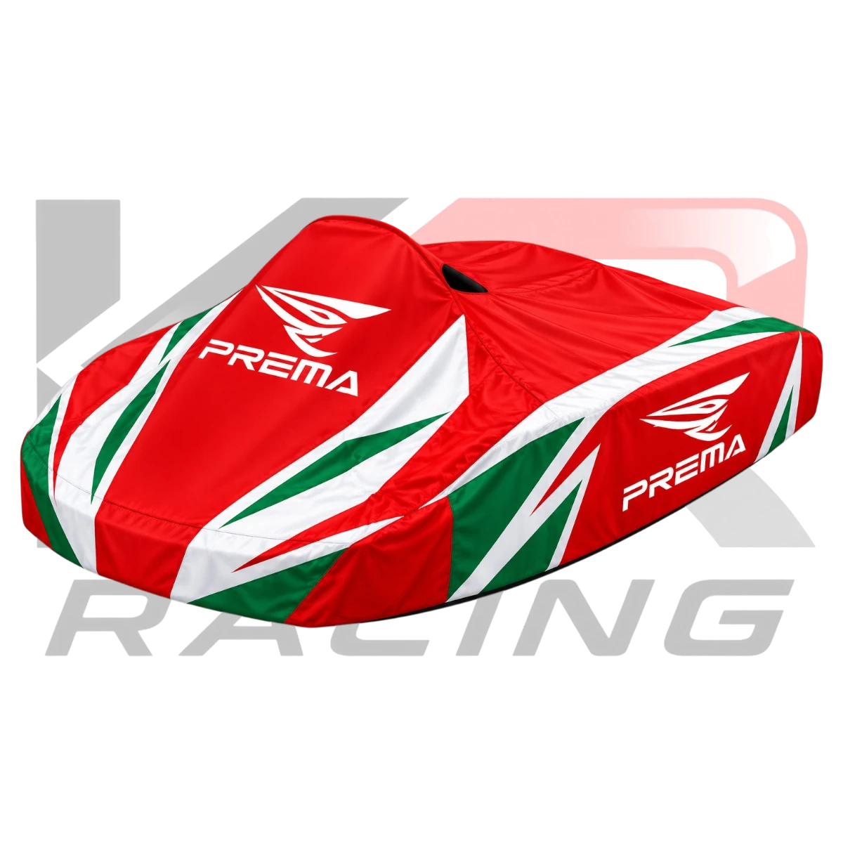 New Kart Republic Kart Cover White, Green & White