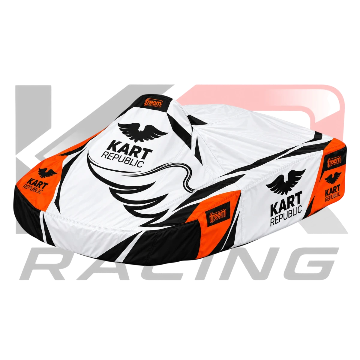 New Kart Republic Kart Cover Black & White