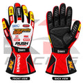 Maranello Kart Racing Gloves White & Red
