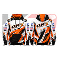 New OK1 Kart Racing Team Hoodies White & Orange