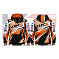 New OK1 Kart Racing Team Hoodies Black & Orange & Brown