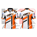 OK1 Kart Racing Team Polo Shirt White & Orange