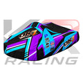 OK1 Kart Racing Team Kart Cover Blue & Purple & Black