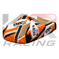 OK1 Kart Racing Team Kart Cover Orange & Brown