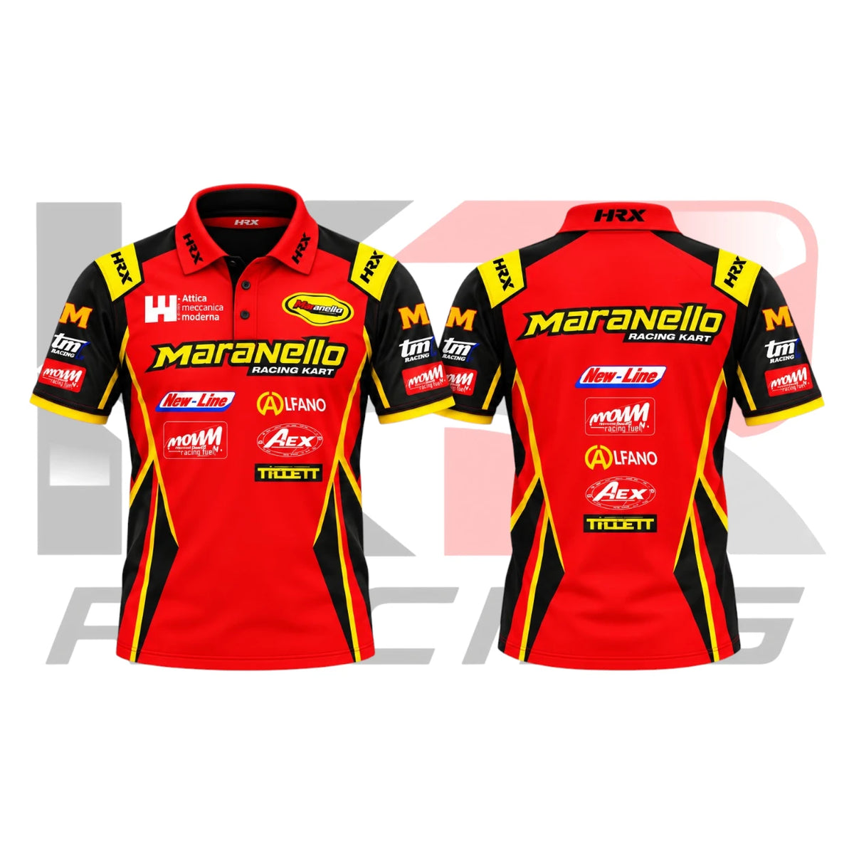 2026 Maranello Kart Racing Team Polo-Shirt Red
