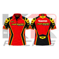 Maranello Kart Racing Team Polo Shirt Yellow & Red & Black