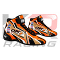 OK1 Kart Racing Team Shoes Orange & Yellow & Brown