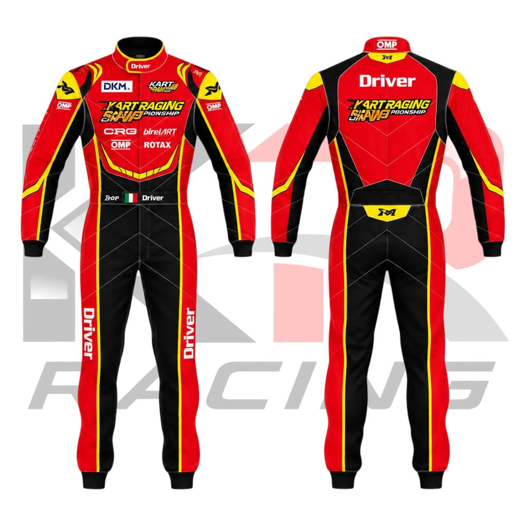 Maranello Kart Racing Suit Red & Black
