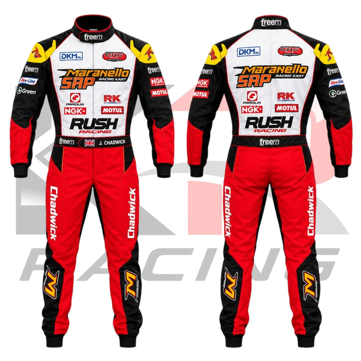 New Maranello Kart Racing Suit Red, Black & White