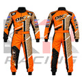 New OK1 Kart Racing Team Suit White & Brown