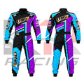 OK1 Kart Racing Team Suit Purple & Black