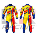 OK1 Kart Racing Team Suit Red & Yellow & Blue