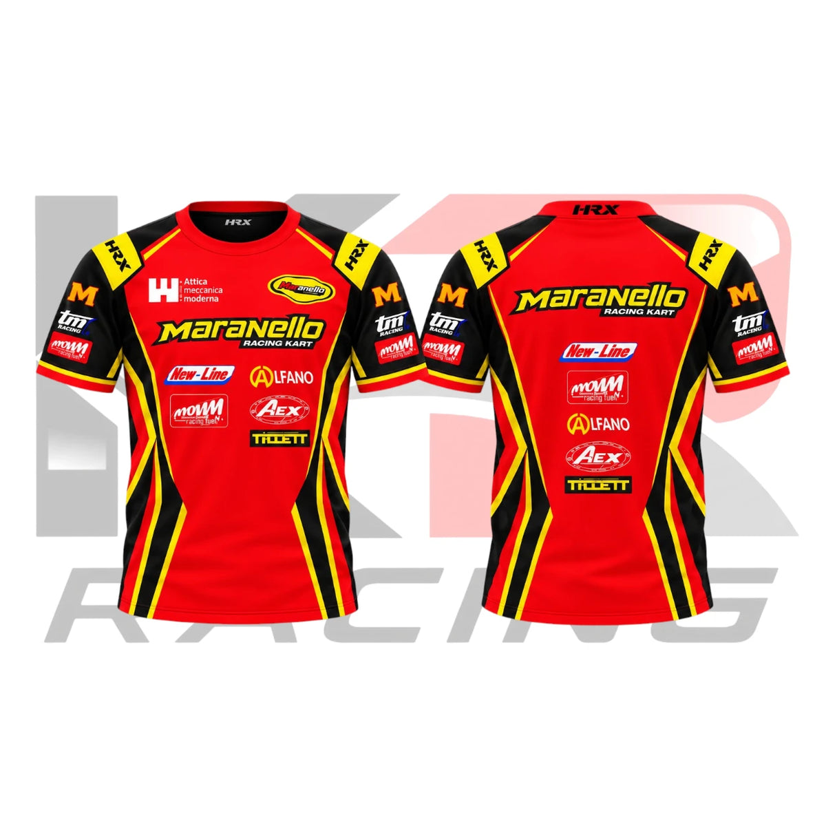 2026 Maranello Kart Racing Team T-Shirt Red & Black
