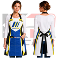 MIR Compkart Kart Racing Apron Blue & White