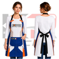 Exprit Kart Racing Apron Blue & White & Orange