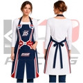 OMP MS Kart Racing Apron Red & White & Blue