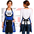 Arrow Kart Racing Apron Blue & White & Black