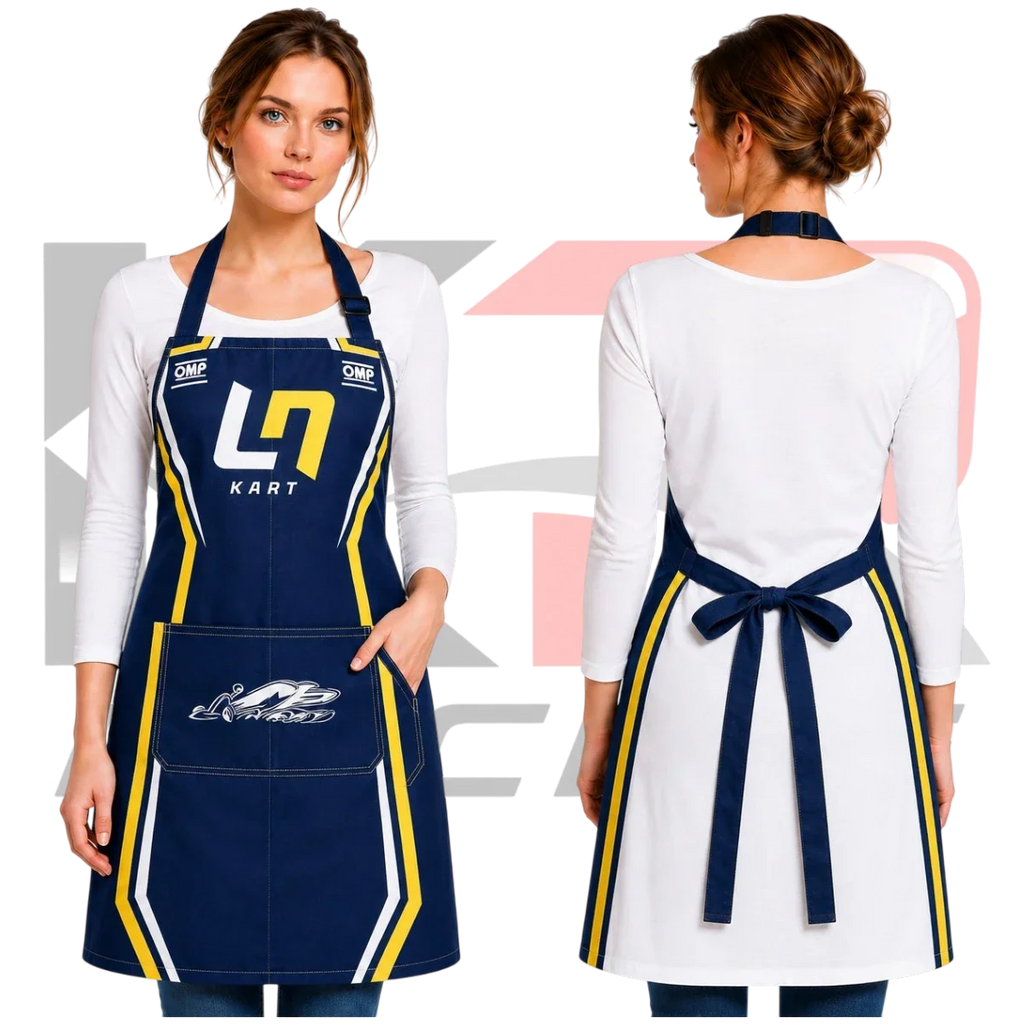 OMP LN Kart Racing Apron Navy Blue