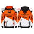 New Kart Republic Karting Team Hoodie Orange, White & Black
