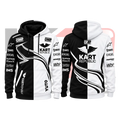 New Kart Republic Karting Team Hoodie White & Black