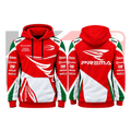 New Kart Republic Karting Team Hoodie White, Red & Green