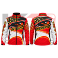New 2025 Intrepid Kart Racing Team Jacket Black & Orange
