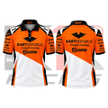 New Kart Republic Karting Team Polo Shirt Orange