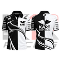 New Kart Republic Karting Team Polo Shirt White & Black