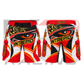 2025 Intrepid Kart Racing Team Shorts Black & Orange