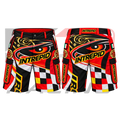 Intrepid Kart Racing Team Short Black & White & Orange