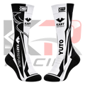 New Kart Republic Karting Team Socks White & Black