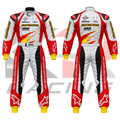 New Intrepid Kart Racing Team Suit Black & Red