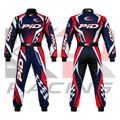 New Intrepid Kart Racing Team Suit Navy Blue & Red