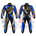New Intrepid Kart Racing Team Suit Black & Gold