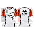 New Kart Republic Karting Team T-Shirt Orange & White