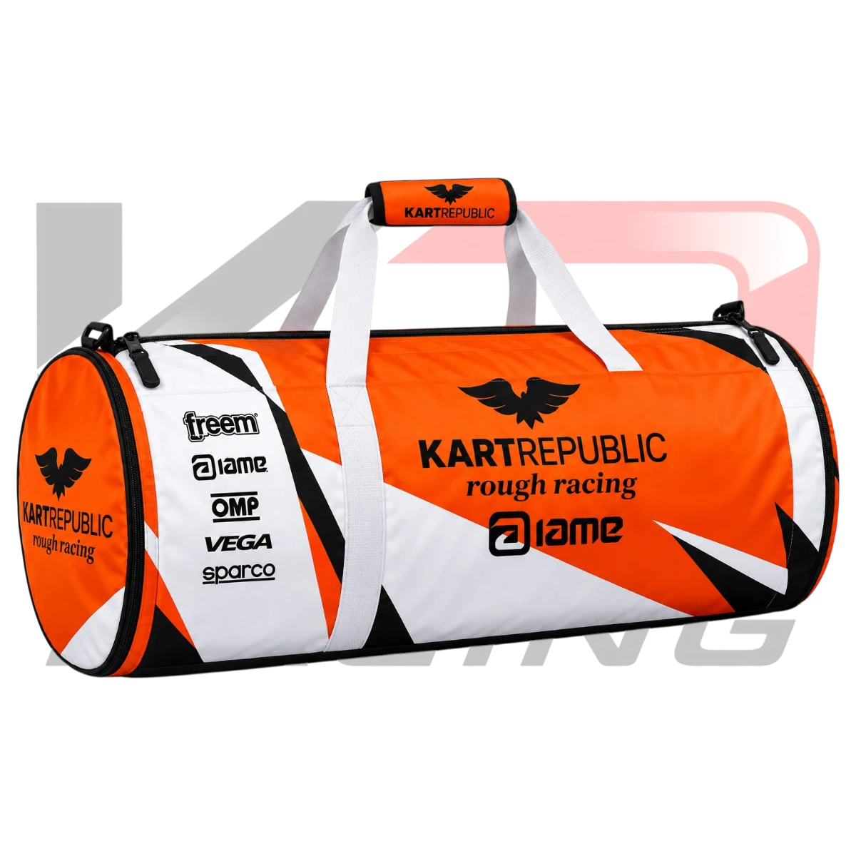 Kart Republic Karting Team Tire Bag White & Orange