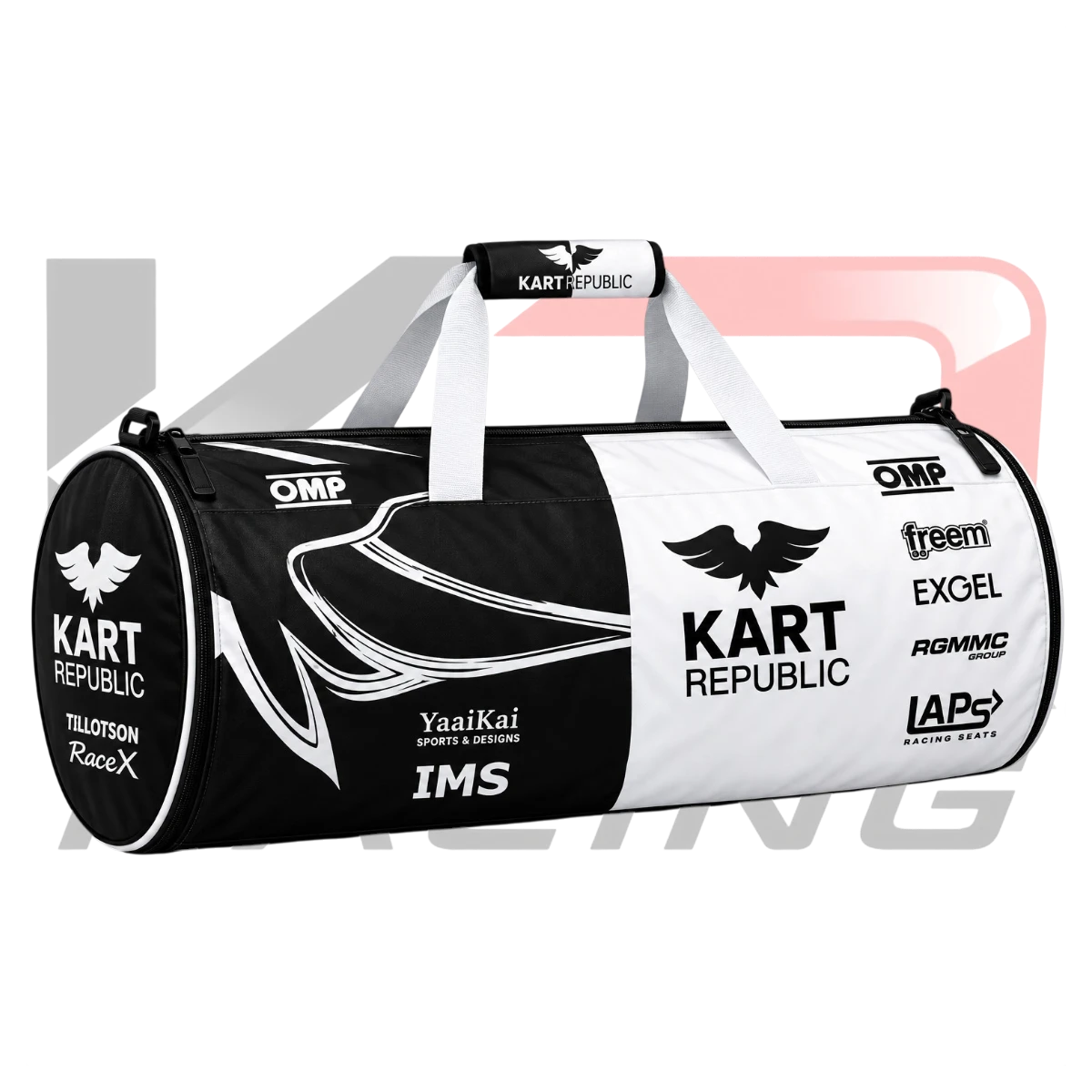 Kart Republic Karting Team Tire Bag White & Black