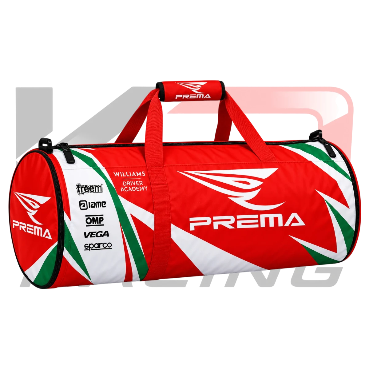 Kart Republic Karting Team Tire Bag White, Red & Green