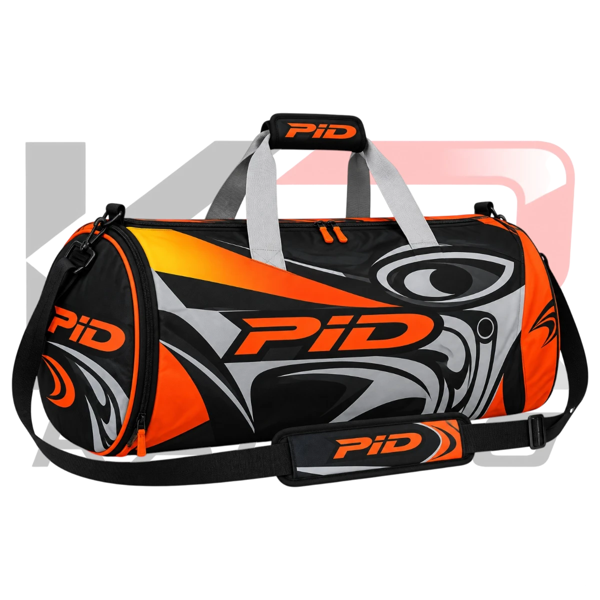 2026 Intrepid Kart Racing Team Tire Bag Black & Orange