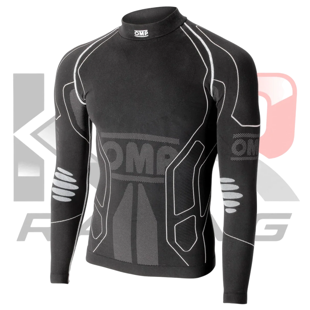 OMP KS Winter-R Karting Long Sleeve Thermal T-Shirt Kart Base Layer Underwear