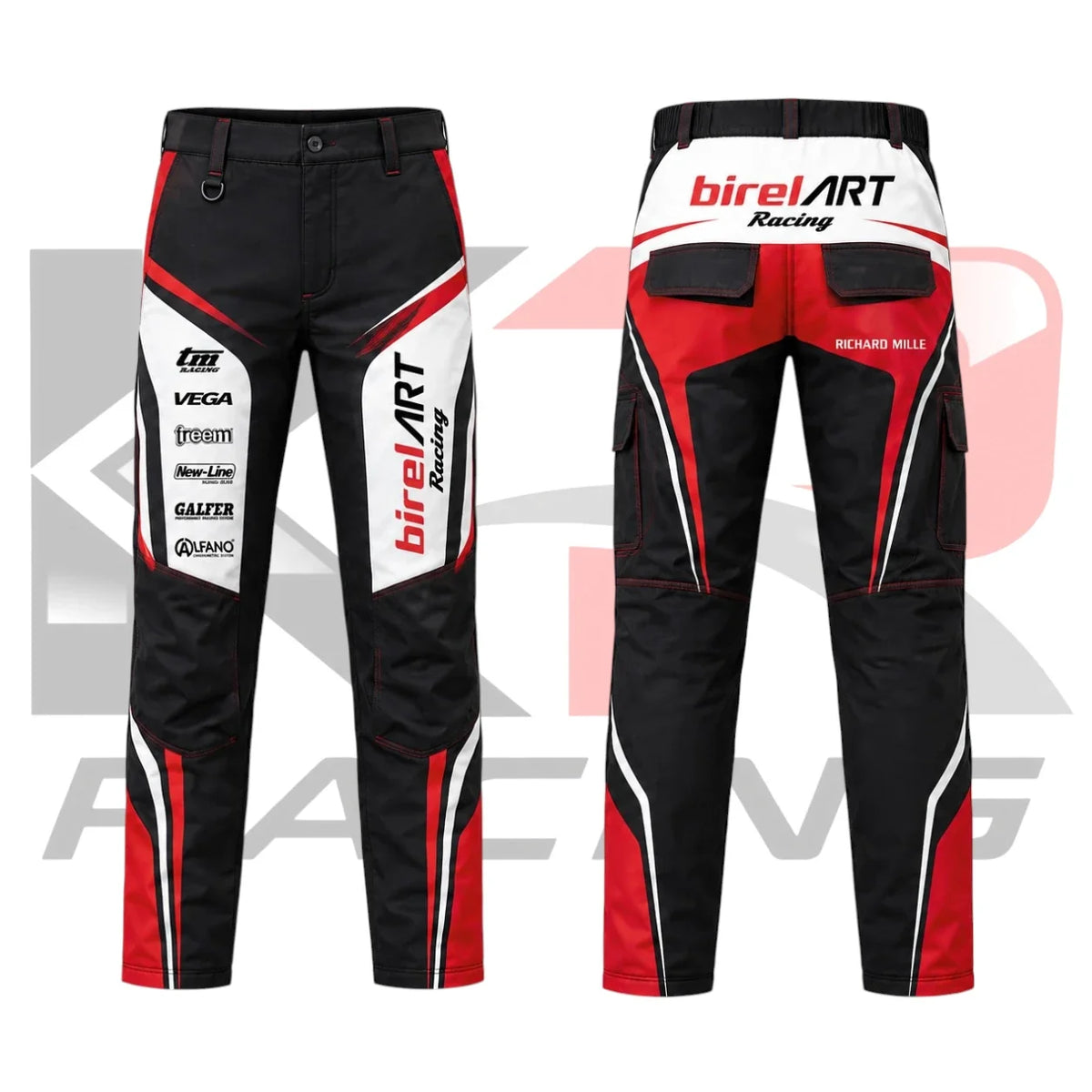 Birel ART Racing Mechanic Trousers – Black Red